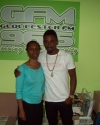 Carol Francis with Christopher Martin