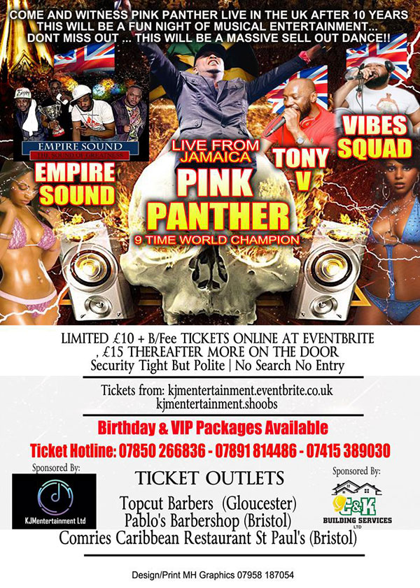 Live from Jamaica - Pink Panther