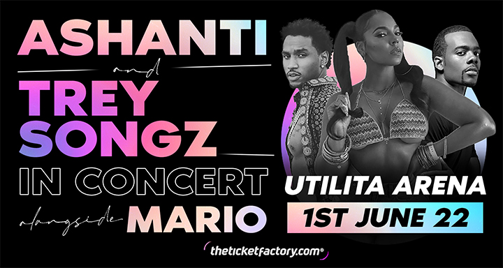 Ashanti, Trey Songz, and Mario Live on stage in Birmingham